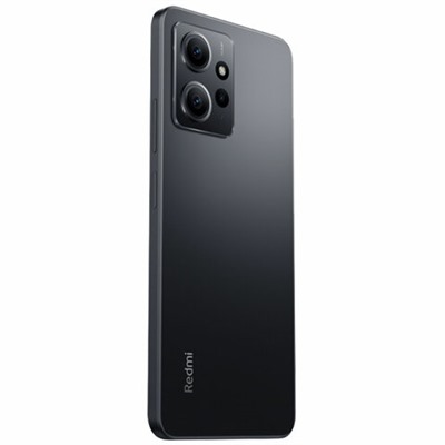 Смартфон XIAOMI Redmi Note 12, 2 SIM, 6,67", 4G (LTE), 50+8+2 Мп, 6/128 ГБ, черный, MZB0E0FRU