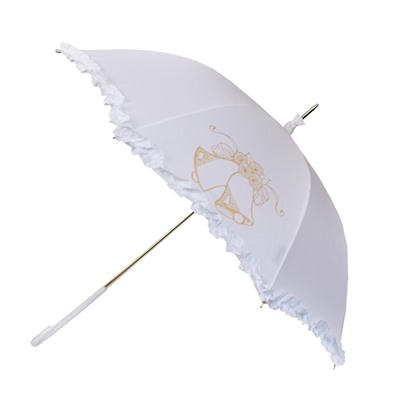 Зонт женский Sponsa Белый Трость Полуавтомат Свадебный 6077-9