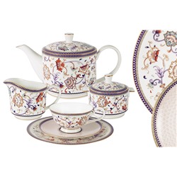 Чайный сервиз Королева Анна, 6 персон, 21 предмет, 54554