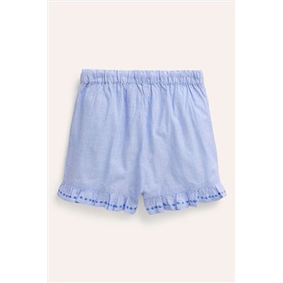 Boden Frill Hem Woven Shorts