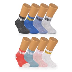 8 пар хлопковых полосатых носков для малышей OSCHILD1001