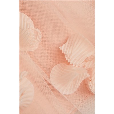 Monsoon Baby Pink Serenata Rose 3D Dress