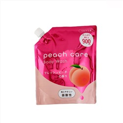 Rocket Soap Слабокислотное жидкое мыло "Peach Care Body Wash" для тела (аромат сочного персика) 900 мл, мягкая упаковка с крышкой / 12