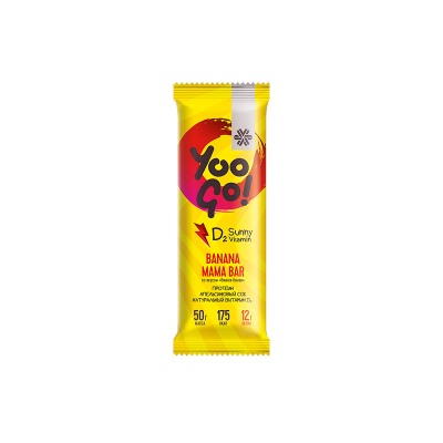 Батончик Banana Mama (вишня-банан) - Yoo Gо 50г