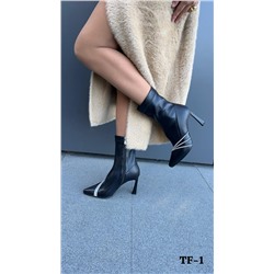 Fashion TF-1Z Ботильоны женские чер иск кожа, подклад байка