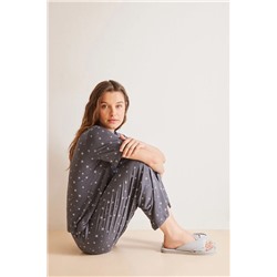 Pijama camisero Capri soft touch gris Размер XXL