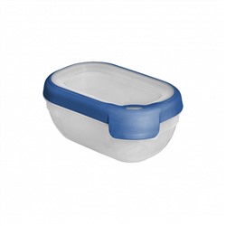 Емкость для морозилки и СВЧ GRAND CHEF 0.5л прямоугольная (синяя крышка)