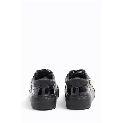 River Island Girls RR Detail Plimsole Trainers