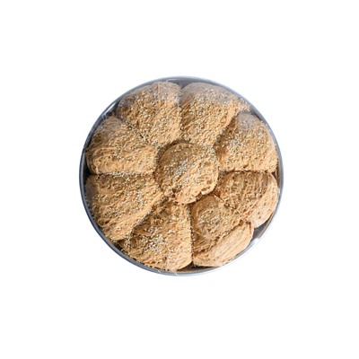 Халва арахисовая 3 кг с кунжутом (метал.поднос) ВБ