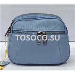 068-2 blue сумка Wifeore натуральная кожа 16х20х7