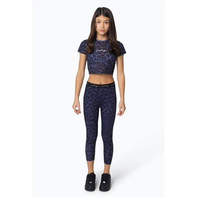 Hype. Kids Mono Leopard Black Leggings