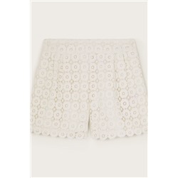 Monsoon Natural Lace Shorts