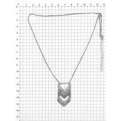 Колье из серебра родированное - 45см 925 пробы 440-10-104 р