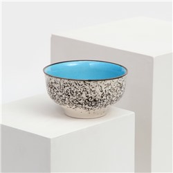 Пиала керамическая "Персия", синяя, 200 мл, 1 сорт, Иран