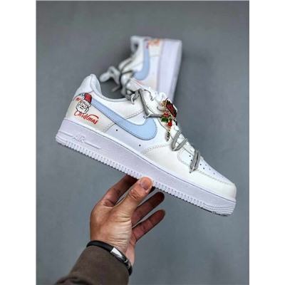 Кроссовки Nik*e Air Force 1 Low 07 strap graffiti из версии air force с низким вырезом