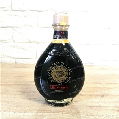 Моденский уксус винный бальзамический IGP Due Vittorie "Aceto Balsamico di Modena" (12 лет выдержки) 250 мл (Италия)