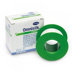 Пластырь гипоаллергенный OMNISILK из шелка 9,2 м х 5,0 см 1 шт Хартманн