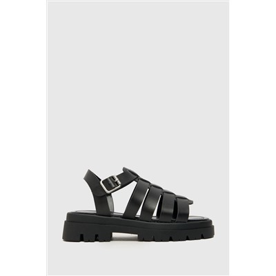 Schuh Troy Gladiator Black Sandals