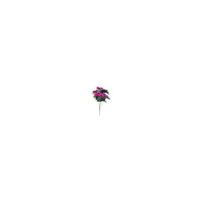 Искусственные цветы, Ветка в букете георгин с листом 9 голов (1010237)