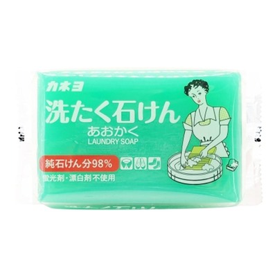 KANEYO Универсальное хозяйственное мыло "Laundry Soap" для любых типов загрязнений 150 г / 24