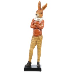 Фигурка декоративная "Кролик", L10,5 W7,5 H37,5 см