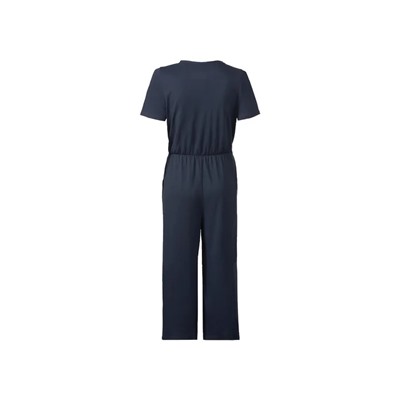 esmara® Damen Jumpsuit mit V-Ausschnitt und Knopfleiste