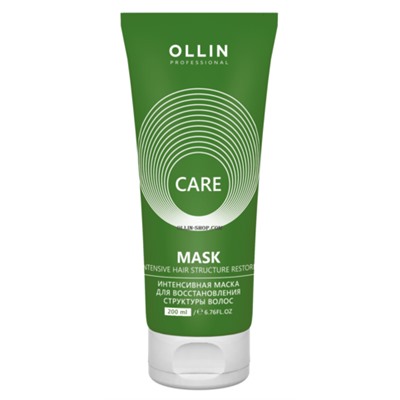 OLLIN CARE Интенсивная маска для восстановления структуры волос 200мл/ Restore Intensive Mask