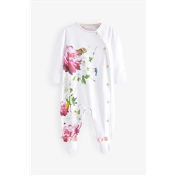 Baker by Ted Baker Floral White Sleepsuit