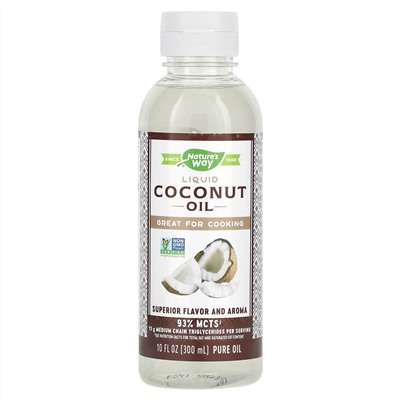 Nature's Way, жидкое кокосовое масло, 300мл (10жидк.унций)