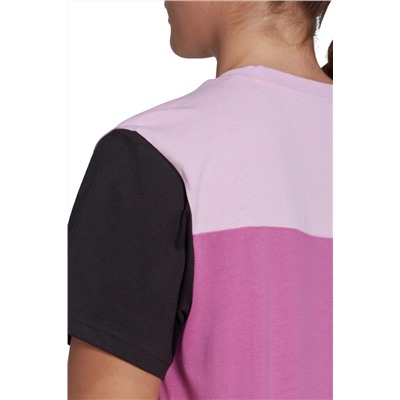 Camiseta Colorblock Essentials Fucsia