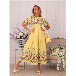 Платье WISELL П4-5557/4 желтый