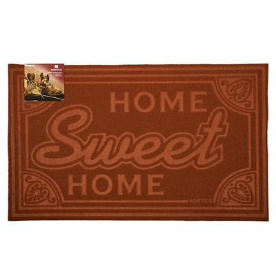 Коврик придверный Vortex Comfort Home sweet home, 45 x 75 см