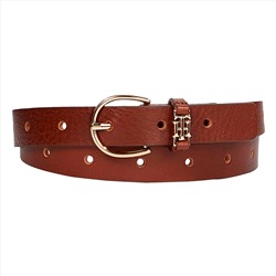 Cinturón TH Accessories - 100% cuero - marrón - Ancho: 3 cm