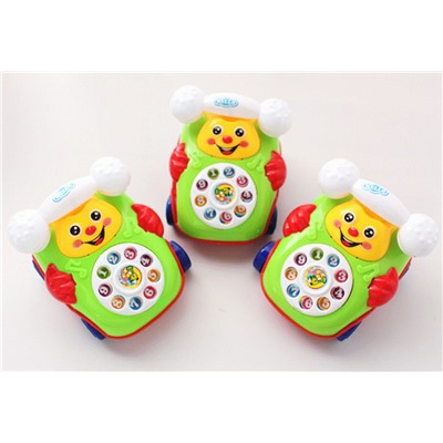 Каталка для малышей "Веселый Телефон" 4 вида в пакете