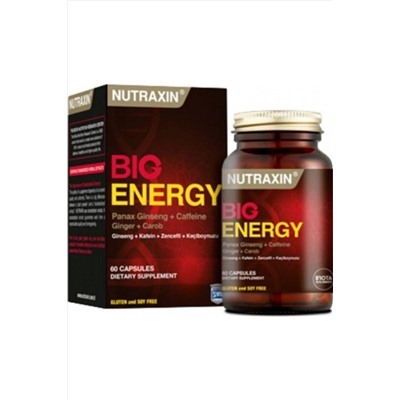 Nutraxin Big Energy 60 Kapsül