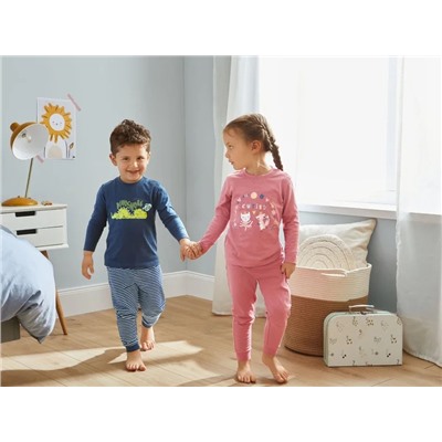 lupilu® Kleinkinder Jungen Pyjama mit Print