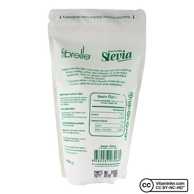 Подсластитель Fibrelle Double Zero Slim Stevia 400 гр