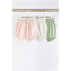 Pink Baby Shorts 3 Pack