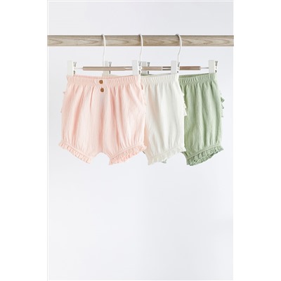 Pink Baby Shorts 3 Pack