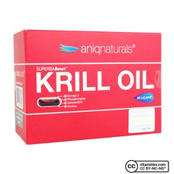 Масло криля Aniqnaturals Superba 60 капсул