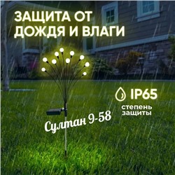 Светодиодный уличный светильник на солнечной батарее "Светлячок" 13.04.