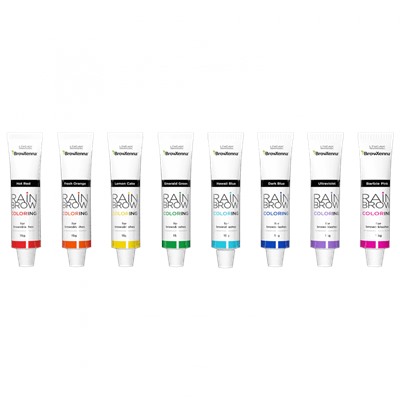 Набор цветных пигментов прямого действия BrowXenna - RainBrow Coloring