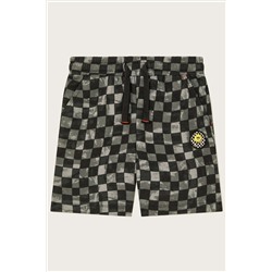 Monsoon Checkerboard Black Shorts