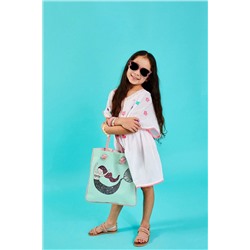 Accessorize Girls Blue Mermaid Shopper Bag