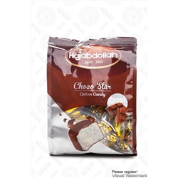 Конфеты из пишмание "Hajabdollah" ChocoStar ваниль в темной глазури 180 гр 1/8 (пакет)
