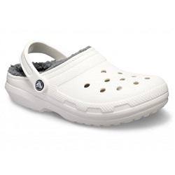 Classic Lined Clog White/Grey