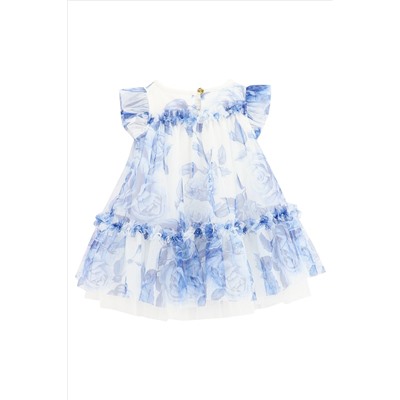 Angels Face Rosebud Flower Baby Snowdrop White Dress