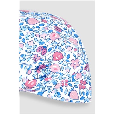 JoJo Maman Bébé Ladybird Floral Print Turban