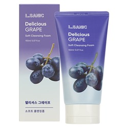 L.Sanic Delicious Grape Soft Cleansing Foam, 150ml Очищающая пенка для умывания с экстрактом винограда 150мл