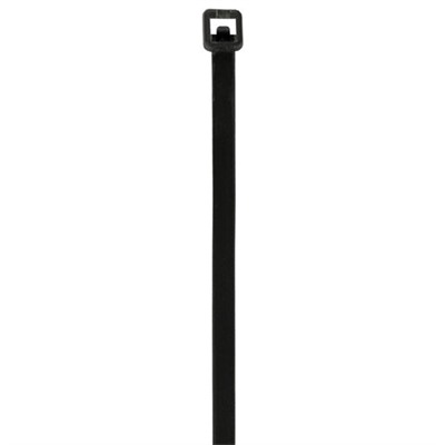 Стяжка (хомут) нейлоновая сверхпрочная POWER LOCK, 3,6х200 мм, КОМПЛЕКТ 100 шт., черная, SONNEN, 607916